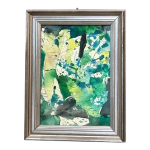 1940’s Original Abstract Expressionist Watercolor Painting