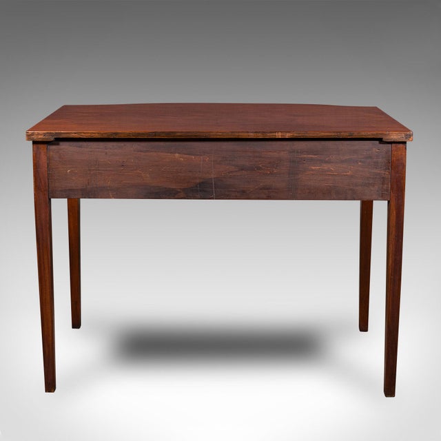 Early 19th Century Antique Console Writing Desk, English, Two Drawer Side Table, Georgian, c.1800 For Sale - Image 5 of 12