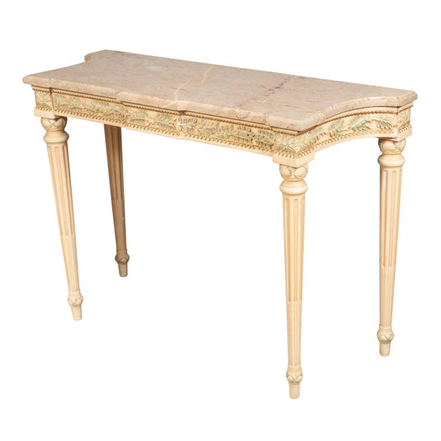 Maison Jansen Painted Console Tables - a Pair For Sale - Image 9 of 12