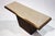 1970s Minimalist Console in Travertine and Patinated Metal, 1970s For Sale - Image 5 of 18