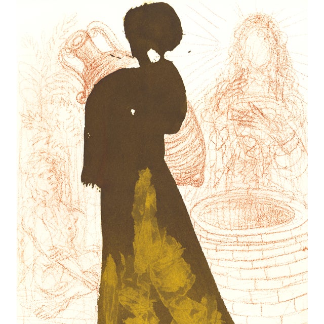 Color lithograph "Da Mihi Bibere" (Give Me a Drink Ecclesiastes, 12:1) from Salvador Dalí's monumental five-volume...