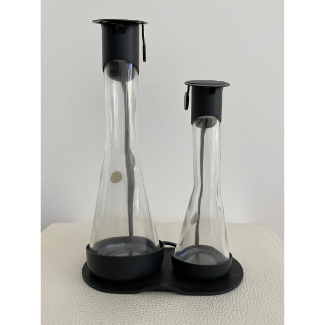 1980’s Oil and Vinegar Cruet Set by Archille Castiglioni for Alessi Set of 2 Chairish