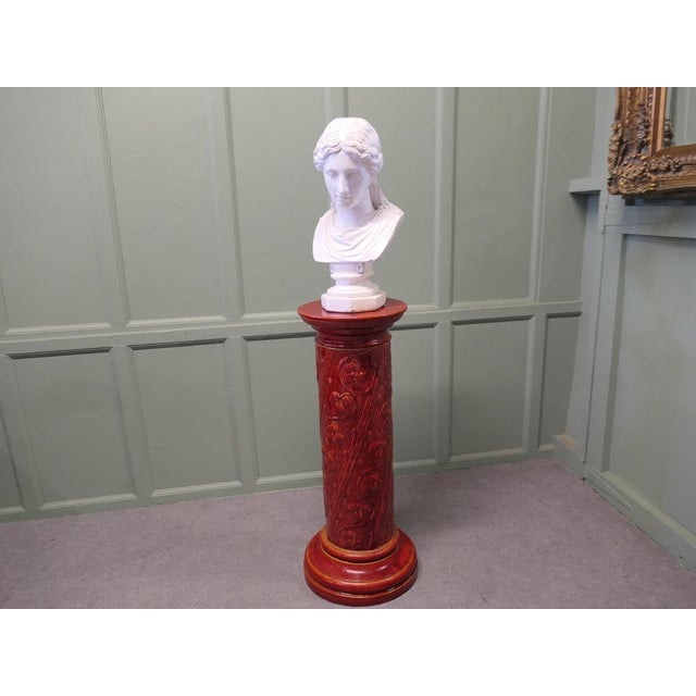 Victorian Glazed Faience Jardiniere Plinth from Burmantofts For Sale - Image 4 of 8