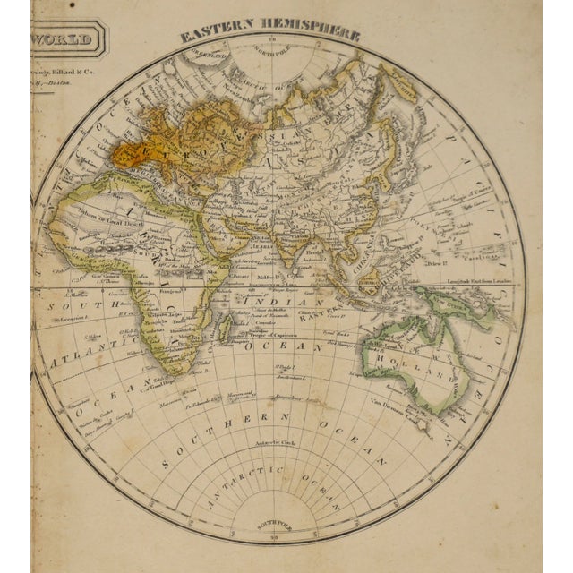 Realism "The World" Published by Cummings & Hilliard, No. 1, Cornhill, Boston by Jacob Abbot Cummings For Sale - Image 3 of 4