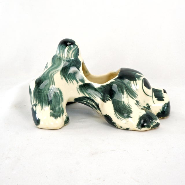 Vintage Ceramic Puppy Planter n.s. Co. 1950's For Sale In Phoenix - Image 6 of 10