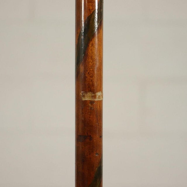 Brown 19th Century George IV Satinwood Fabric Screen Poles, England For Sale - Image 8 of 15