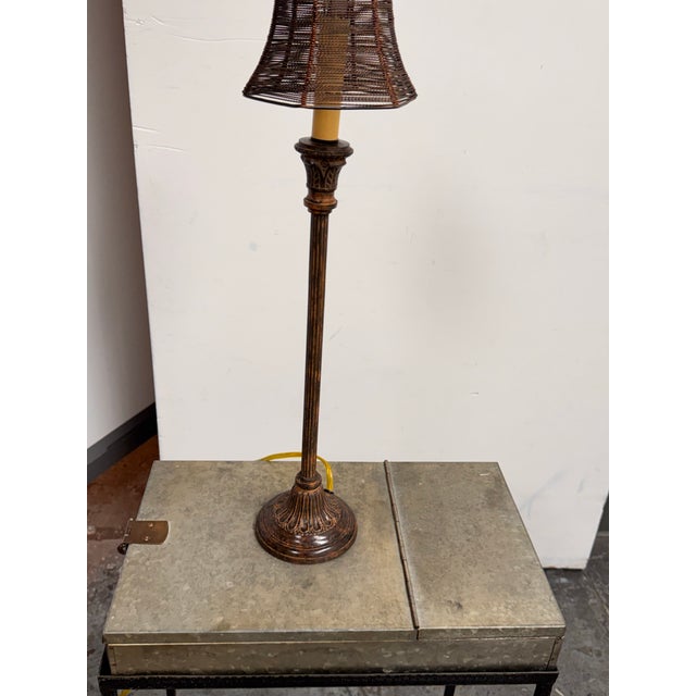Ethan Allen Ethan Allen Brantan Candlestick Table Lamp For Sale - Image 4 of 12