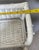 White Vintage White Wicker Étagère With Double Door Cabinet & Curved Frame For Sale - Image 8 of 12