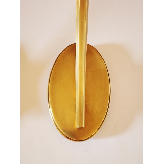 Metal Decorative Crafts Inc. Torchiere Style Brass Wall Sconces-a Pair For Sale - Image 7 of 13