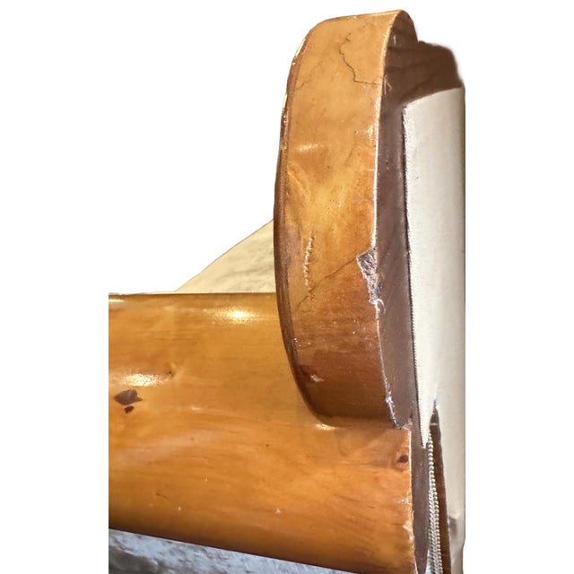 19th Century Biedermeier Trundle Sofa With Flared and Scrolled Arms For Sale - Image 10 of 11