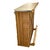 Vintage Bamboo & Woven Rattan Freestanding Dry Bar With Shelving For Sale - Image 4 of 17