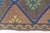 Pink Tribal Oushak Geometric Vintage Kilim Runner For Sale - Image 8 of 10