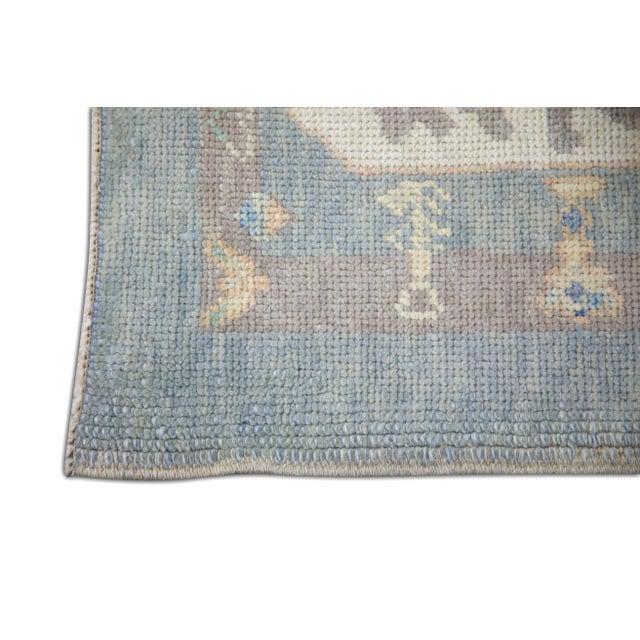 Turkish Modern Turkish Oushak Rug 8'3" x 9'10" For Sale - Image 3 of 7