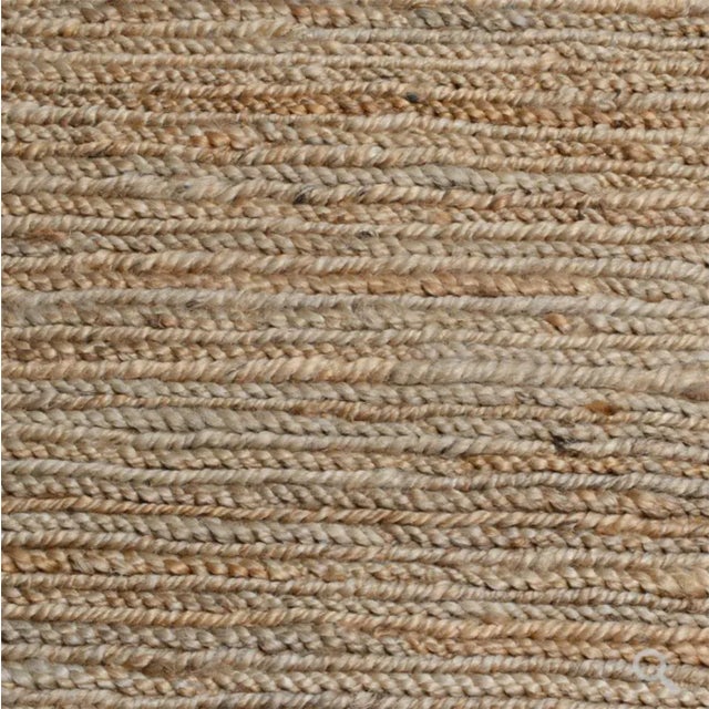 Contemporary Soumak Jute Natural Rug 5x8 For Sale - Image 3 of 5