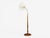 Mid-Century Modern Swedish Art Deco, Floor Lamp, Burl, Brass, Sweden, 1940s For Sale - Image 3 of 13