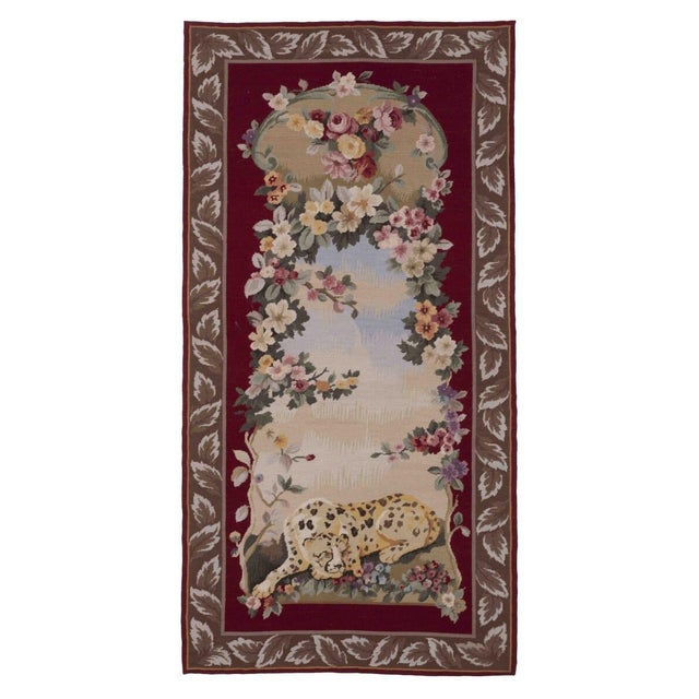 This beautiful tapestry is hand-woven by skilled artisans in pure New Zealand wool, keeping alive the centuries old...