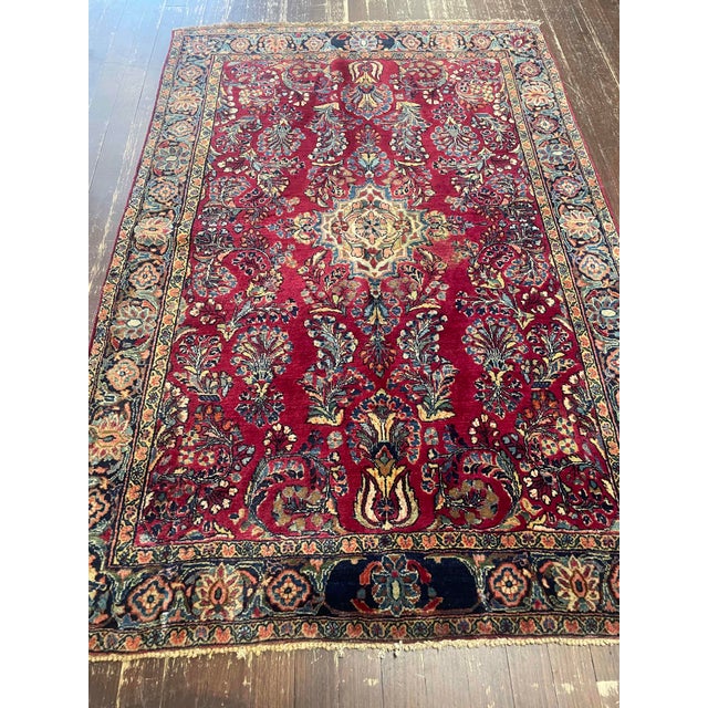 Antique Persian Mohajeran Sarouk Rug, 3'3:x 5' For Sale In Chicago - Image 6 of 8