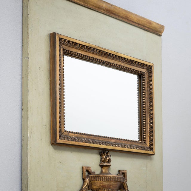 Antique French Pier Mirror, 1700s For Sale - Image 6 of 9