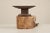 Brown Vintage Small Iron Anvil Mounted on Wooden Block For Sale - Image 8 of 12