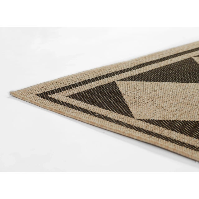 Erin Gates by Momeni Saybrook Diamond Black Indoor/Outdoor Area Rug 5'3" X 7' For Sale - Image 12 of 12