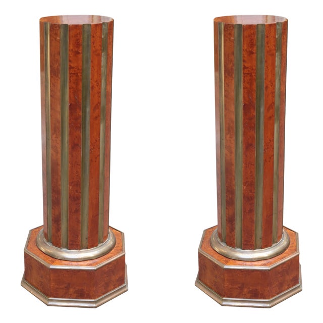 Pair of Neoclassical-style Pedestals, early 20th Century For Sale