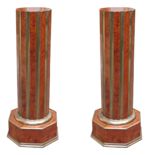 Pair of Neoclassical-style Pedestals, early 20th Century