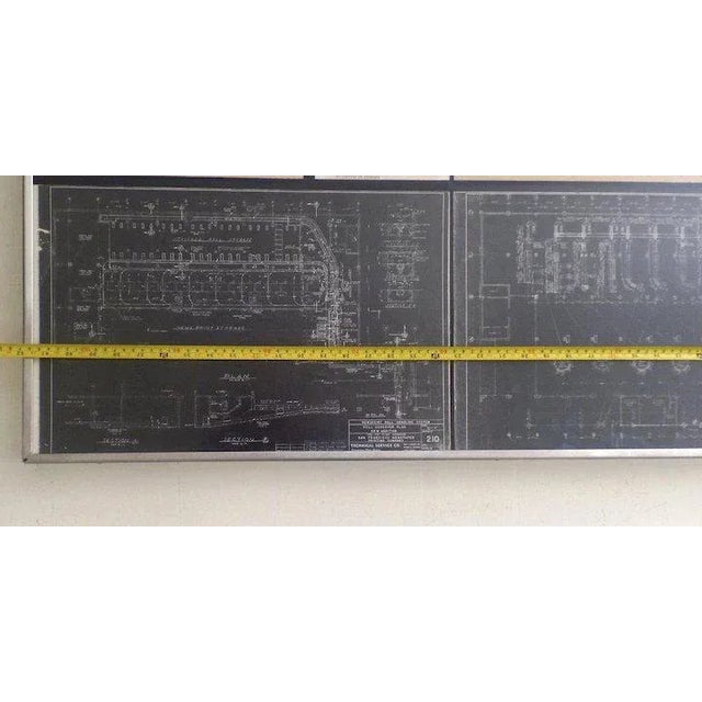 Black Mid 20th Century San Francisco Architectural Presentation Board For Sale - Image 8 of 10