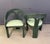 Set of 6 Postmodern Green Bent Rattan Dining Chair in the Style of Axel Enthoven For Sale - Image 12 of 13