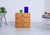 Small square drawer cabinet by Ate van Apeldoorn. The natural pine highlights the wood grain, and the finger-jointed...