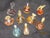 1980s Vintage Miniature Designer Perfume Collection Bottles Lot Glass For Sale - Image 5 of 6