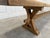 Tan Large Vintage Oak Bench, 1950 For Sale - Image 8 of 10
