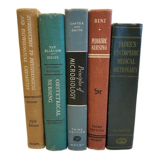 1950s Vintage Nursing Textbooks - Set of 5 For Sale