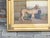 Continental Oil Painting of Two Dogs in Courtyard, circa 1900 - Gilt Frame For Sale In Atlanta - Image 6 of 12