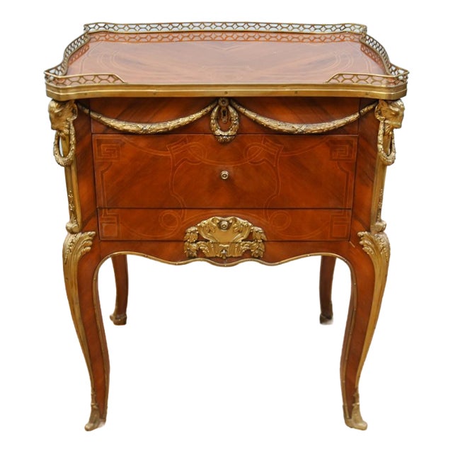 Antique French Louis XV Kingwood Commode, 1890 For Sale