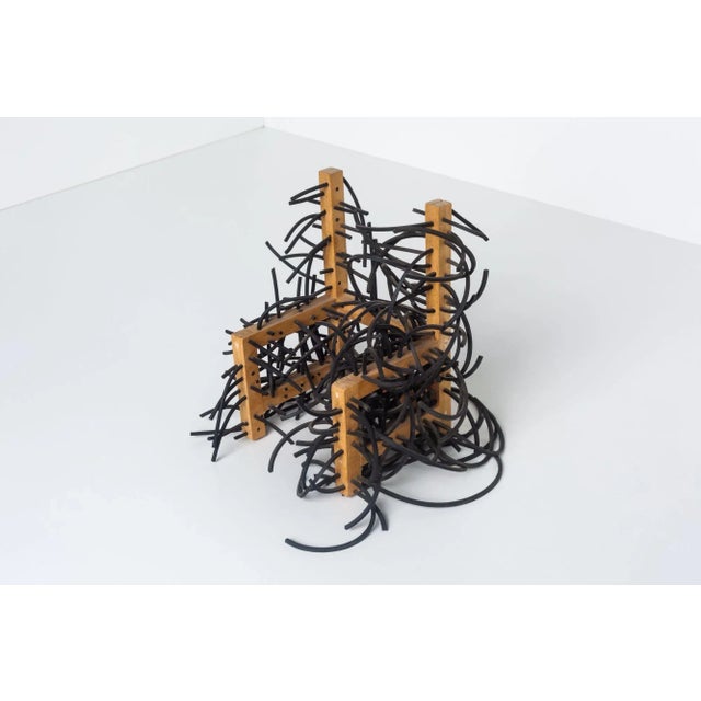 Natasha Nicholson Conceptual Miniature Chair, 1986 A sculptural miniature chair by American artist Natasha Nicholson,...