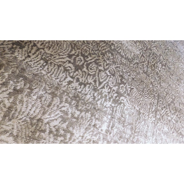 Handmade Bamboo Silk Rug. 8'1"x 10' For Sale - Image 4 of 18
