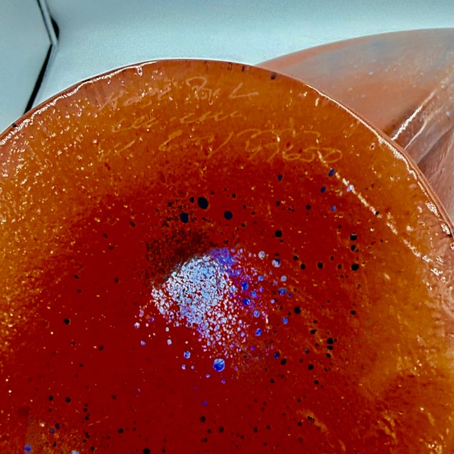 Kosta Boda Studio Art Glass by Kjell Engman Signed Vase "Bon Bon" Series #49650 For Sale - Image 12 of 14