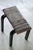 Swedish made modernist stool by unknown maker and designer. Clearly inspired by the bent wood furniture of Alvar Aalto....