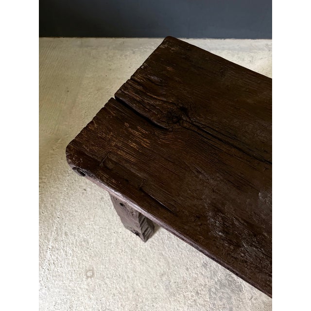 Early 19th Century Handcrafted Carved Workbench For Sale - Image 16 of 18