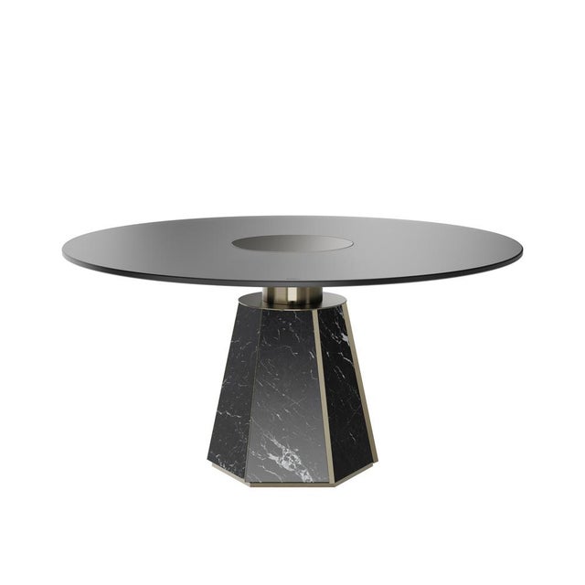 Glass Texas Dining Table by Porus Studio For Sale - Image 7 of 12
