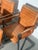Vintage Cognac Leather Cantilever Armchairs, Set of 6 For Sale - Image 4 of 7