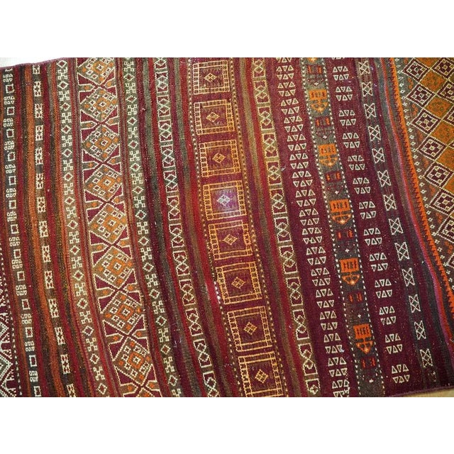 Vintage Tribal Nomadic Beluch Kilim Rug, Afghanistan, 1930s For Sale - Image 3 of 13
