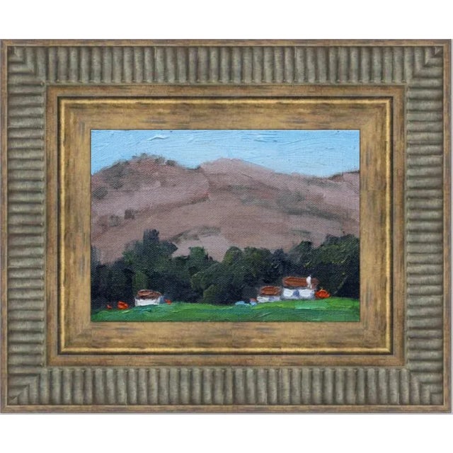 "Reno Hills" Contemporary Impressionist Style Landscape Oil Painting For Sale - Image 10 of 12