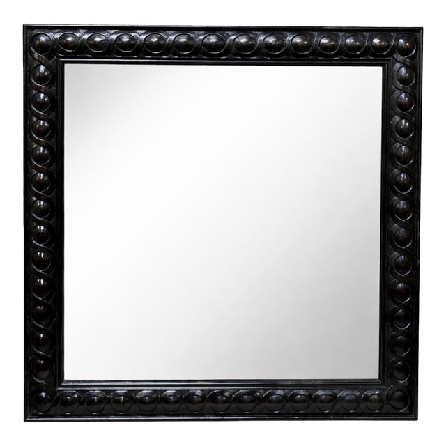 Large Victorian Square Mirror For Sale