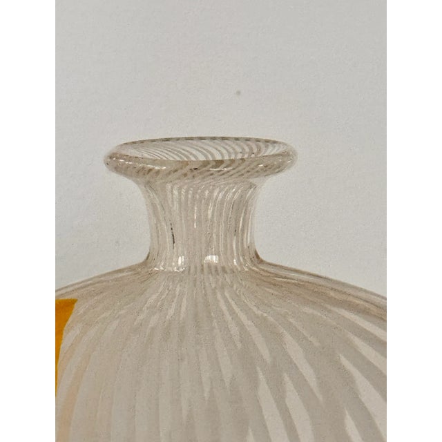 Dino Martens 1950s–60s Murano Filigrana “Pillow” Vase, Attributed to Dino Martens For Sale - Image 4 of 11
