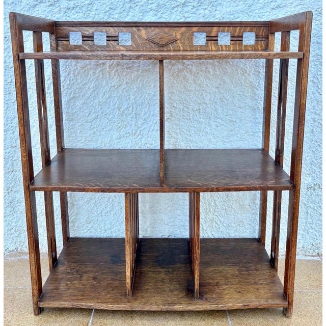 20th Century Arts & Crafts Oak Wall Shelf For Sale - Image 9 of 10