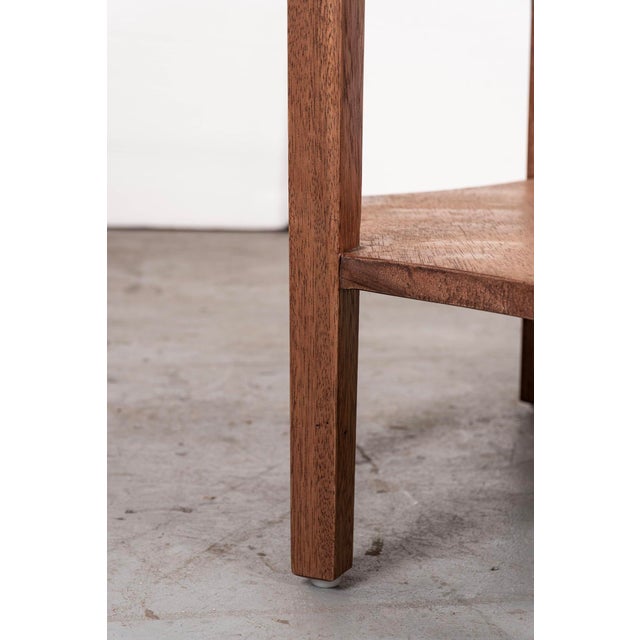 Mid-Century Modern Pair Noir Ariana Octagonal Two-Tier Side Tables For Sale - Image 3 of 7