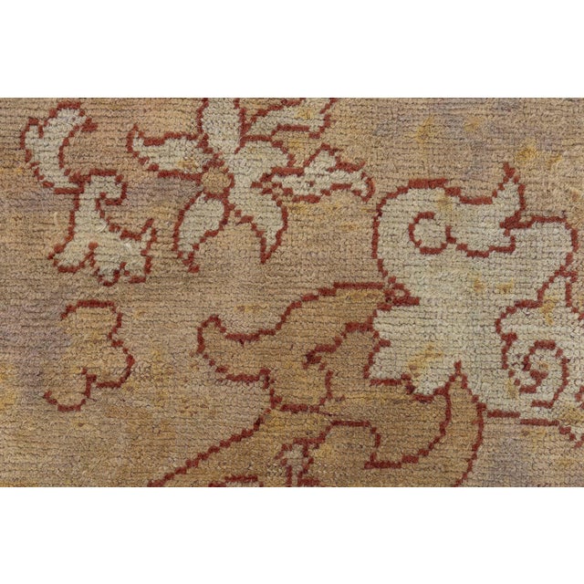 Doris Leslie Blau Antique Turkish Oushak Rug For Sale In New York - Image 6 of 11