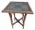 Vintage Adirondack Willow Twig Parcheesi Game Table With Painted Board For Sale