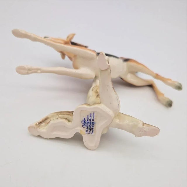 Porcelain Gazelle from Göbel, Germany, 1970s For Sale - Image 6 of 7